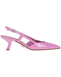 Sergio Levantesi - Decolletè slingback in vernice - Lyst