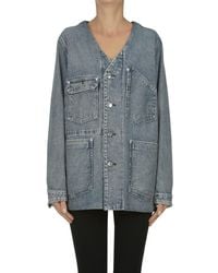 Tanaka - Oversized Denim Jacket - Lyst