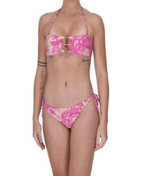 Miss Bikini - Bikini a fascia stampato - Lyst