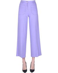 Sessun - Cropped Wide Leg Trousers - Lyst