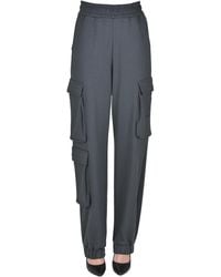 hinnominate - Pantaloni cargo in felpa - Lyst