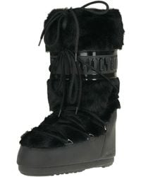 Moon Boot - Icon Faur Fur High Winter Boots - Lyst