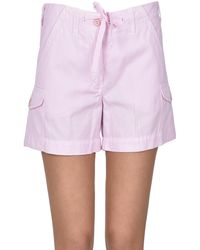 Aspesi - Shorts stile cargo - Lyst