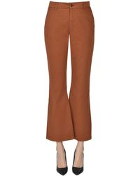 Attic And Barn - Cotton Trousers - Lyst