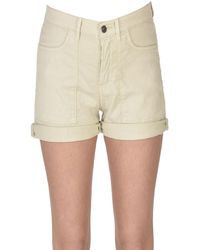 CIGALA'S - Linen And Cotton Shorts - Lyst