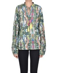 CONNOR & BLAKE - Blusa in cotone stampa paisley - Lyst