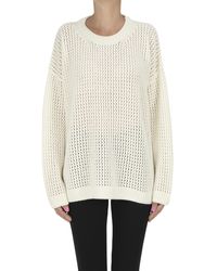Herno - Open Knit Boxy Pullover - Lyst