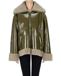 ELEH - Eco-fur Interior Vinyl Jacket - Lyst