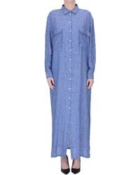Fabiana Filippi - Linen Long Shirt Dress - Lyst