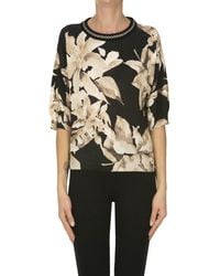 Twinset - Flower Print Pullover - Lyst