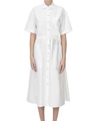 Moncler - Cotton Shirt Dress - Lyst