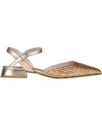 Status - Ballerine slingback in rafia - Lyst