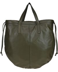 Victoria Beckham New Elmet Nappa Leather Bag - Green