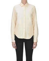 Aspesi - Glue Padded Nylon Shirt Jacket - Lyst