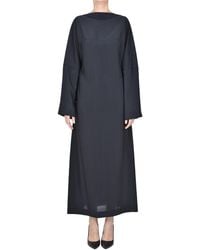 Studio Nicholson - Textured Viscose Midi Dress - Lyst