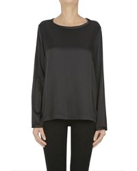 HER SHIRT HER DRESS - Silk Blouse - Lyst