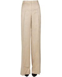 Kiltie - Pinstriped Jacquard Fabric Trousers - Lyst
