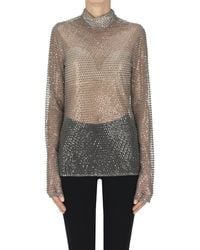 Semicouture - Embellished Top - Lyst