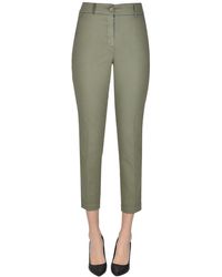 Peserico - Cotton And Lyocell Chino Trousers - Lyst