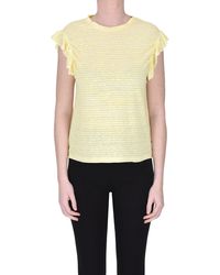 Bellerose - Striped T-shirt - Lyst