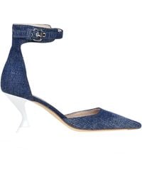 Strategia - Decolletè in denim - Lyst
