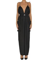 Dries Van Noten Belted Cotton And Wool-blend Twill Jumpsuit - Black
