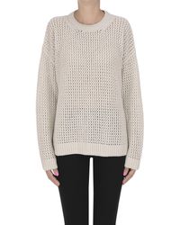 Herno - Open Knit Boxy Pullover - Lyst