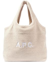 A.P.C. - Borsa Ninon Tote in ecopellicia - Lyst