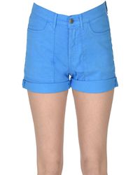 CIGALA'S - Linen And Cotton Shorts - Lyst