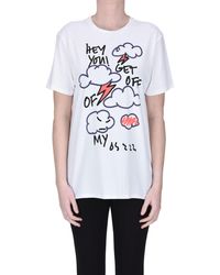 6397 - Printed Cotton T-shirt - Lyst