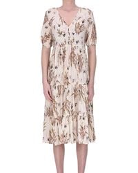 B'Sbee - Flower Print Cotton Dress - Lyst