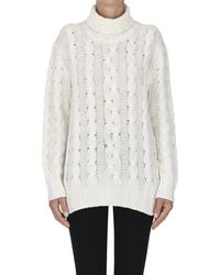 EXCUSE·MOI - Woven Cashmere Turtleneck Pullover - Lyst