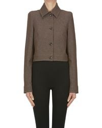 Max Mara - Giacca Carpa cropped - Lyst