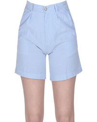 Denimist - Shorts a righe - Lyst