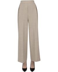 Kiltie - Wool Trousers - Lyst