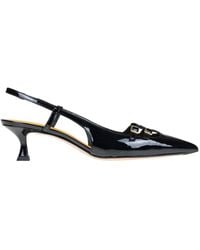 Mara Bini - Patent-leather Slingback Pumps - Lyst