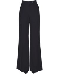 True Royal - Linen And Viscose Trousers - Lyst