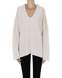 Alpha Studio - Ribbed Knit Pullover - Lyst