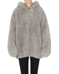 ELEH - Eco-fur Bomber Jacket - Lyst