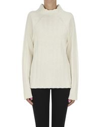 MILLENOVECENTOCINQUANTA7 - Ribbed Knit Pullover - Lyst