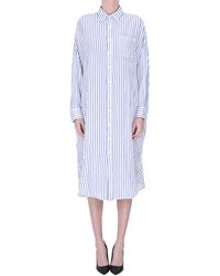 Denimist - Oversized Striped Shirt Dress - Lyst