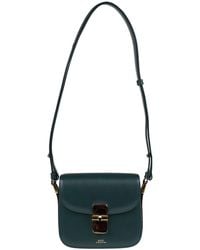 A.P.C. - Grace Mini Leather Bag - Lyst