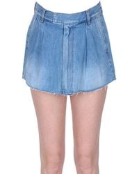 Haikure - Sandy Denim Mini Skirt - Lyst