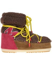 Moon Boot - Light Patch Shearling Winter Boots - Lyst