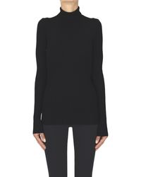 Twinset - Pullover lupetto a costine - Lyst