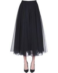 P.A.R.O.S.H. - Gonna midi in tulle - Lyst