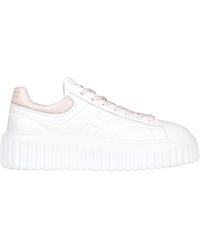 Hogan - H-stripes Allacciato H Leather Sneakers - Lyst