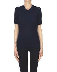 P.A.R.O.S.H. - Pullover maniche corte a costine - Lyst