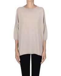 SOLOCASCMIR - Short Sleeves Cashmere Pullover - Lyst