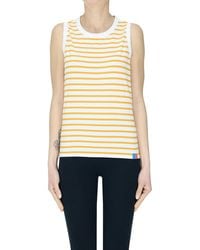 Kule - Striped Cotton Tank Top - Lyst